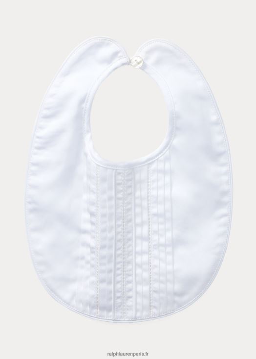 bavoir de baptême 46T60T8069 bébé Ralph Lauren blanc