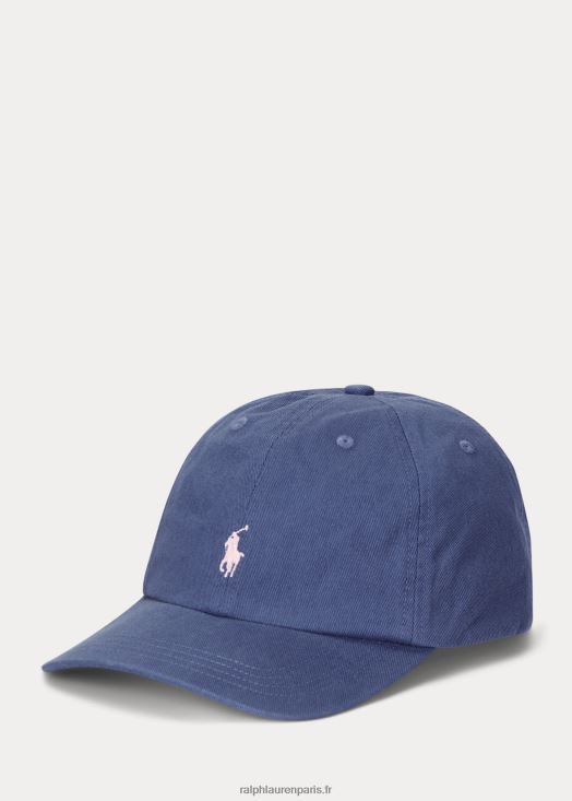 casquette chino en coton 46T60T6633 enfants Ralph Lauren vieux royal