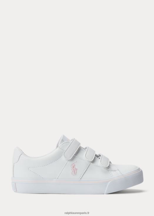 baskets sayer ez en similicuir 46T60T7285 enfants Ralph Lauren