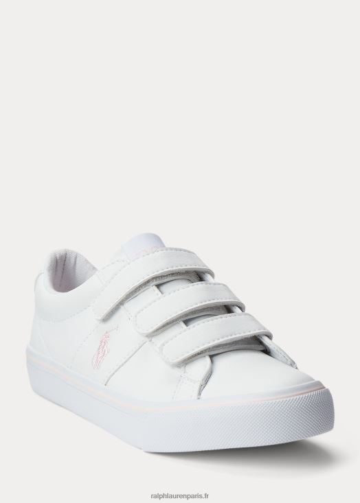 baskets sayer ez en similicuir 46T60T7285 enfants Ralph Lauren