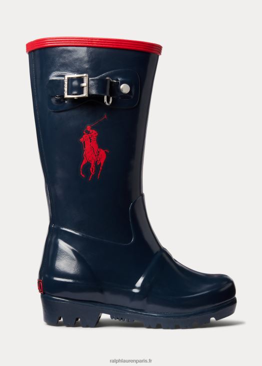 botte de pluie ralph 46T60T7274 enfants Ralph Lauren marine/rouge