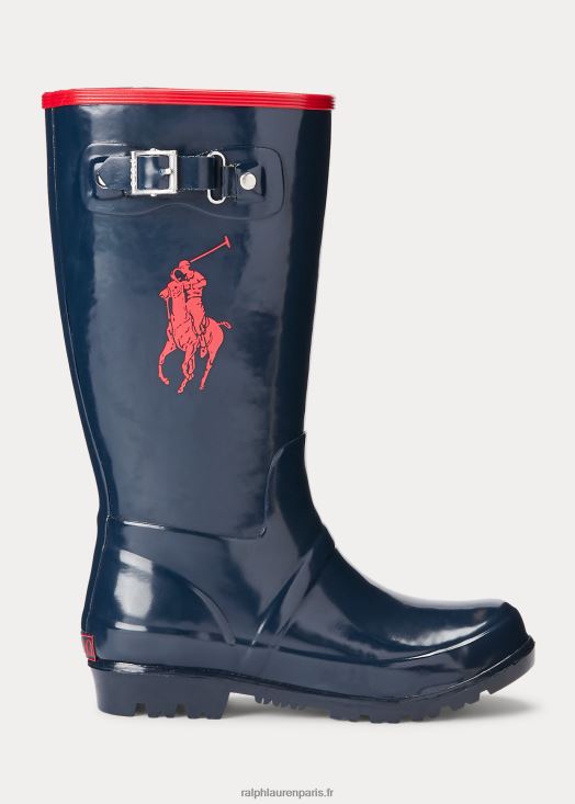 botte de pluie ralph 46T60T7292 enfants Ralph Lauren marine/rouge