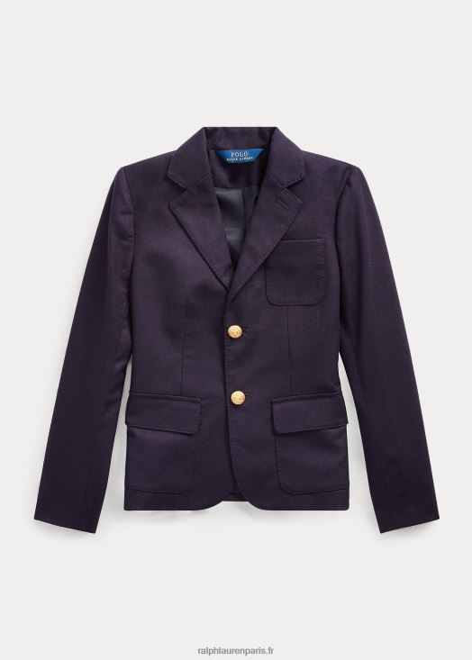 blazer en laine 46T60T7206 enfants Ralph Lauren marine de greenwich