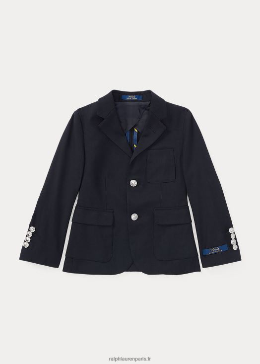 blazer en sergé stretch 46T60T5830 enfants Ralph Lauren marine