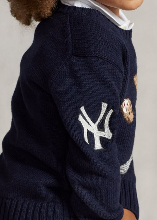 pull polo ralph lauren yankees ours 46T60T5888 enfantsours marine