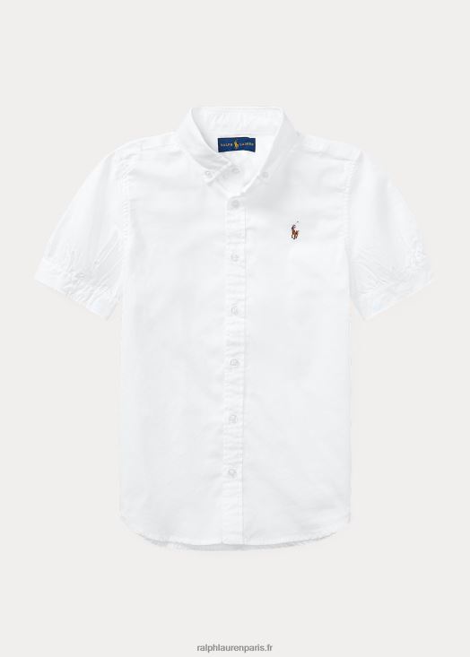 chemise oxford 46T60T7238 enfants Ralph Lauren blanc