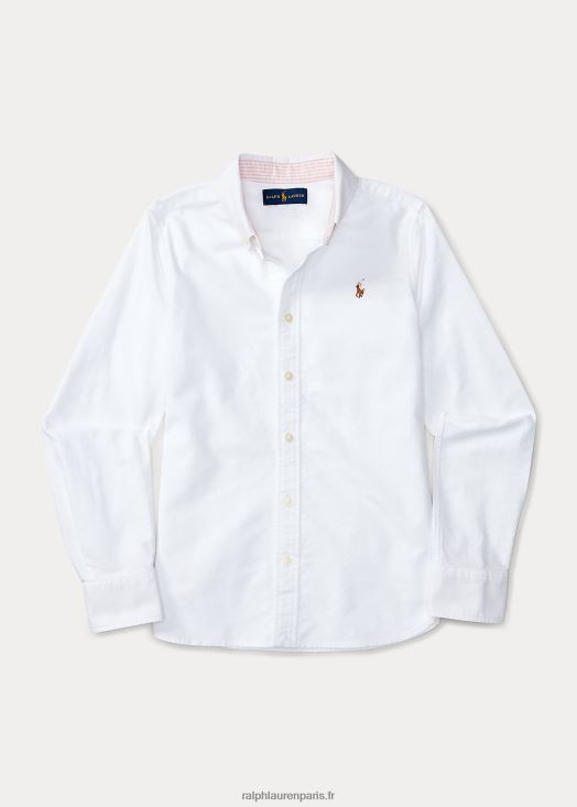 chemise oxford en coton 46T60T7252 enfants Ralph Lauren