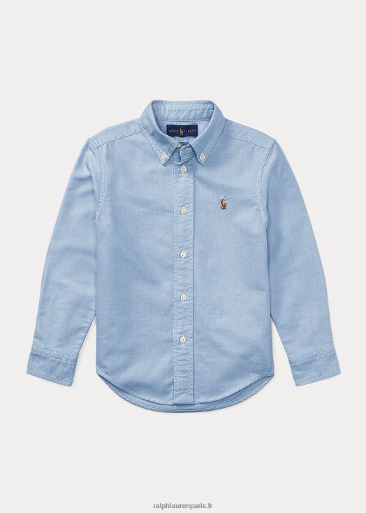 la chemise oxford iconique 46T60T5709 enfants Ralph Lauren bleu