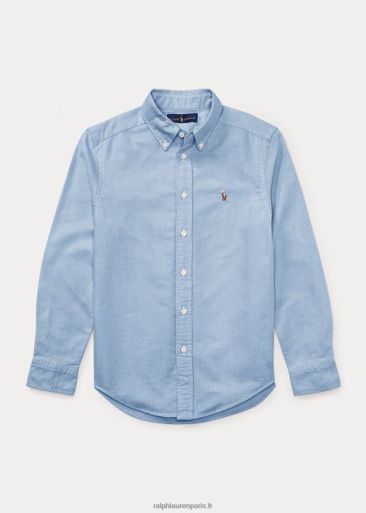 la chemise oxford iconique 46T60T6068 enfants Ralph Lauren bleu