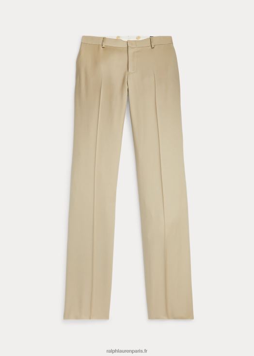 pantalon en sergé de laine 46T60T6249 enfants Ralph Lauren bronzer