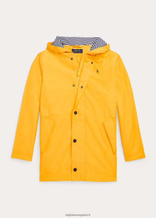 imperméable à capuche 46T60T6686 enfants Ralph Lauren jaune plus lisse