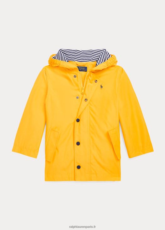 imperméable à capuche 46T60T9913 enfants Ralph Lauren jaune plus lisse