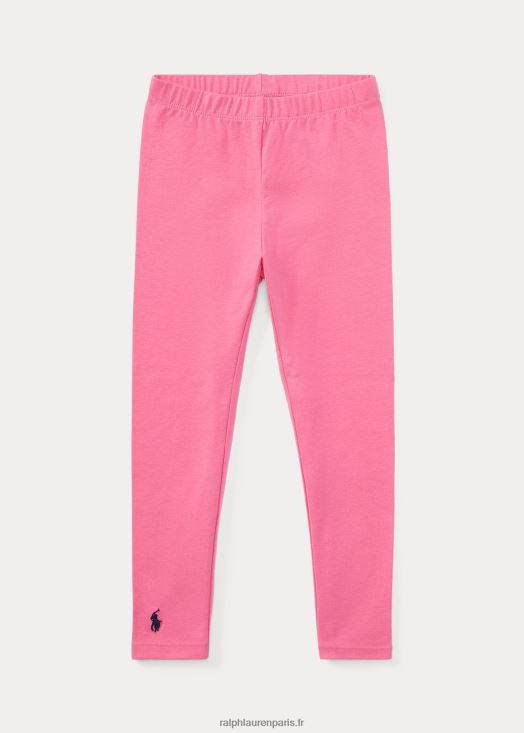 legging en jersey stretch 46T60T6933 enfants Ralph Lauren rose baja