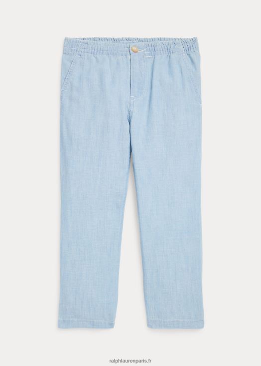 pantalon chambray polo prepster 46T60T6474 enfants Ralph Lauren chambray