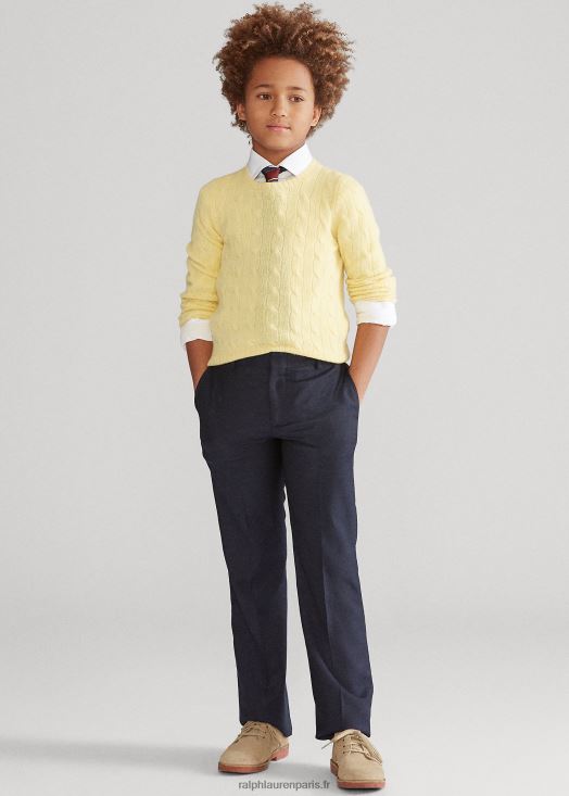 pantalon léger en laine 46T60T6581 enfants Ralph Lauren marine