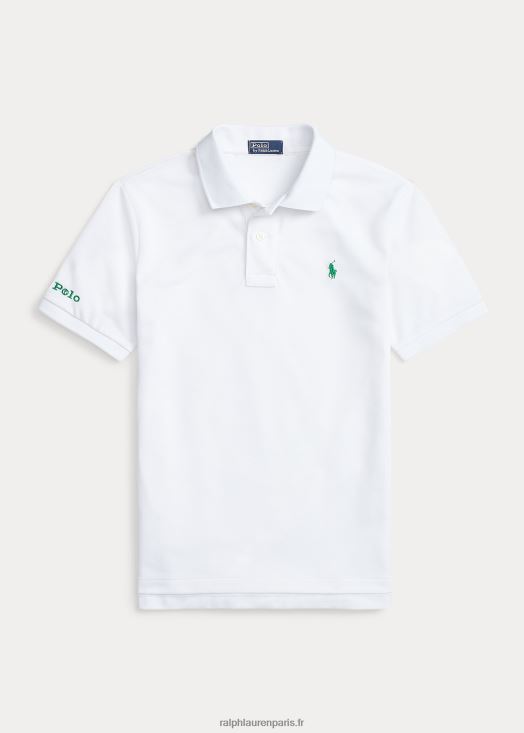 le polo de la terre 46T60T6222 enfants Ralph Lauren blanc