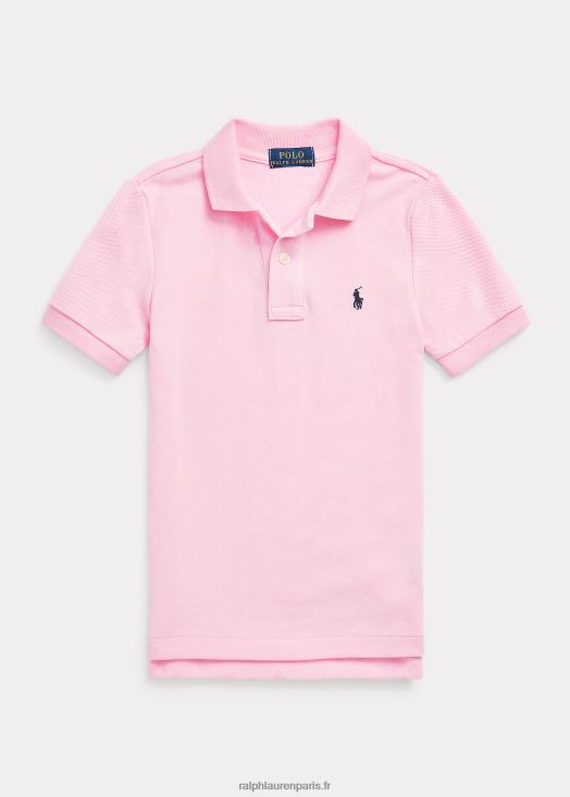 le polo iconique en maille 46T60T5685 enfants Ralph Lauren rose