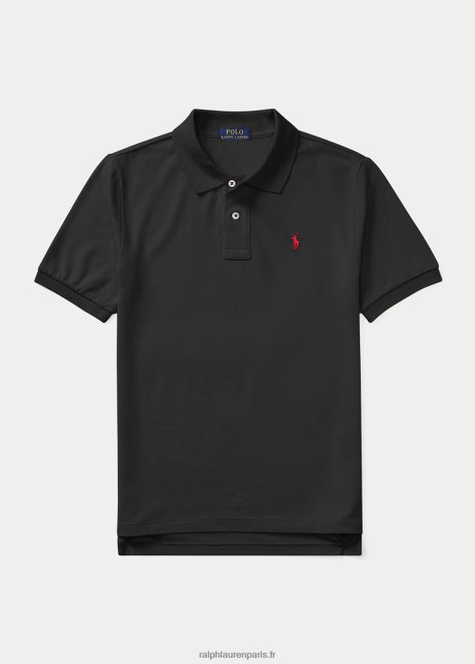 le polo iconique en maille 46T60T6021 enfants Ralph Lauren noir