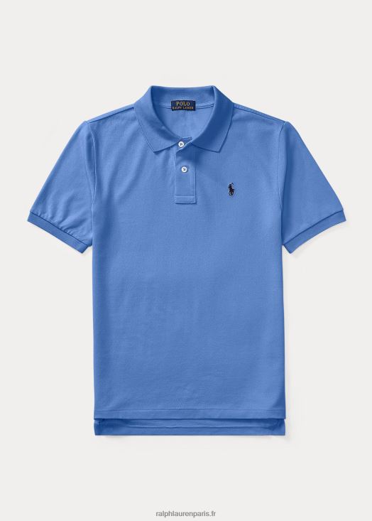 le polo iconique en maille 46T60T6024 enfants Ralph Lauren bleu