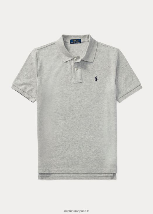 le polo iconique en maille 46T60T6041 enfants Ralph Lauren gris