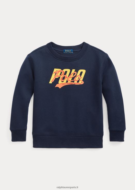 sweat à logo 46T60T9910 enfants Ralph Lauren marine de croisière