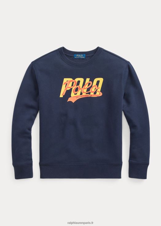 sweat à logo 46T60T9925 enfants Ralph Lauren marine de croisière