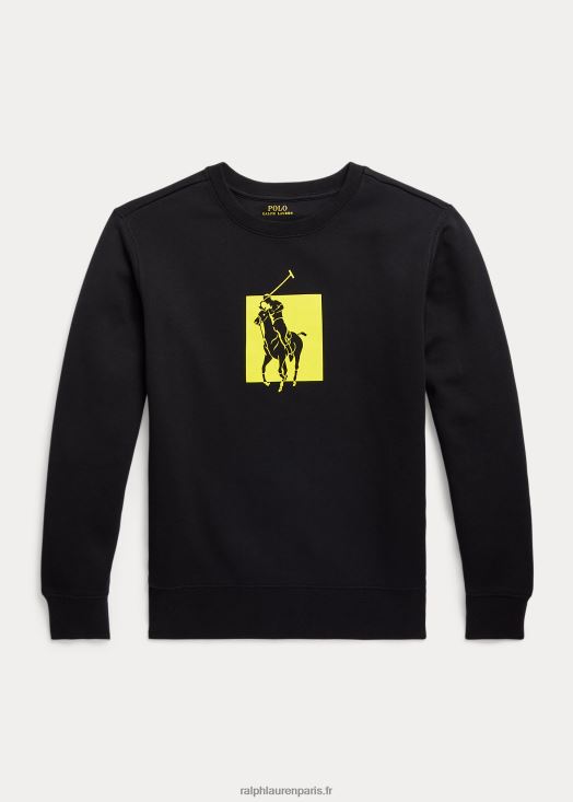 sweat à logo big pony 46T60T5973 enfants Ralph Lauren noir