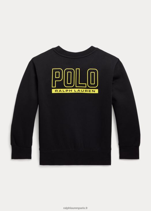 sweat à logo big pony 46T60T9791 enfants Ralph Lauren noir