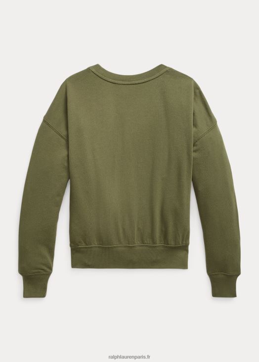 sweat à logo imprimé 46T60T7112 enfants Ralph Lauren sauge noire