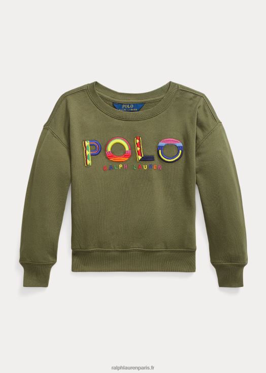 sweat à logo imprimé 46T60T9949 enfants Ralph Lauren sauge noire