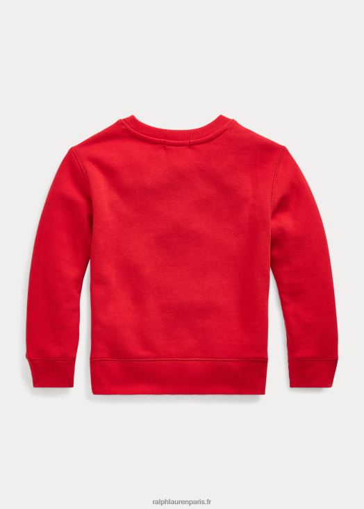 sweat polaire 46T60T5929 enfants Ralph Lauren rl 2000 rouge