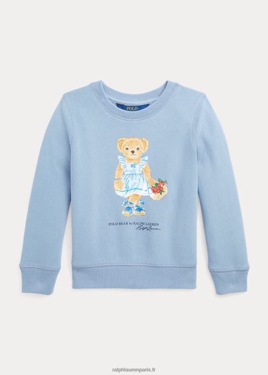 sweat polaire ours polo 46T60T6808 enfants Ralph Lauren canal bleu