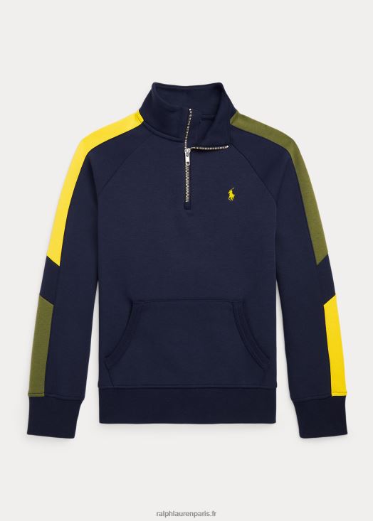 sweat zippé à double maille 46T60T6657 enfants Ralph Lauren