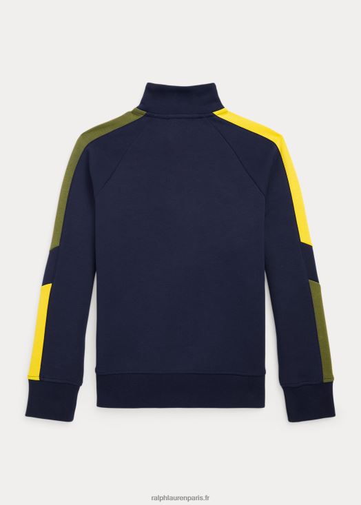 sweat zippé à double maille 46T60T6657 enfants Ralph Lauren