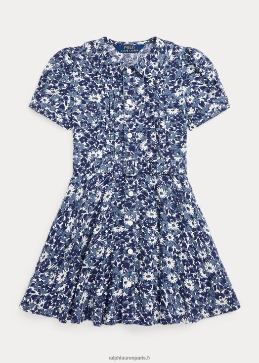 robe-chemise à fleurs 46T60T7417 enfants Ralph Lauren katrina fleuri