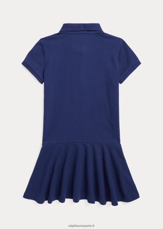 robe polo à manches courtes 46T60T9977 enfants Ralph Lauren marine