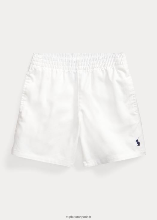 short chino extensible 46T60T5885 enfants Ralph Lauren blanc