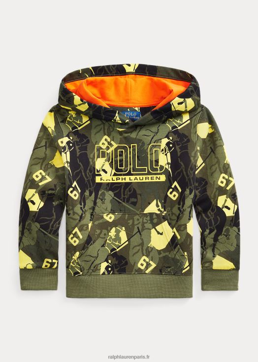 sweat à capuche à logo 46T60T9801 enfants Ralph Lauren camouflage sommet