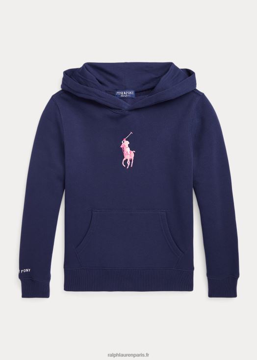 sweat poney poney rose 46T60T6074 enfants Ralph Lauren marine/rose