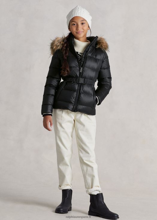 doudoune résistante à l'eau 46T60T7508 enfants Ralph Lauren noir