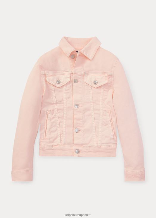 veste camionneur en denim poney rose 46T60T7236 enfants Ralph Lauren