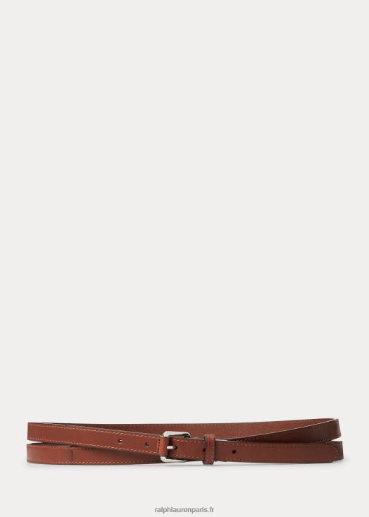 ceinture en cuir 46T60T4918 femmes Ralph Lauren cuoio