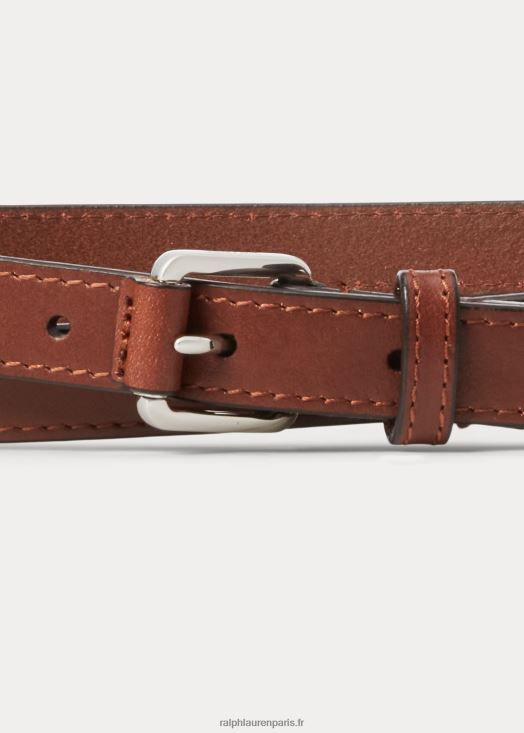 ceinture en cuir 46T60T4918 femmes Ralph Lauren cuoio