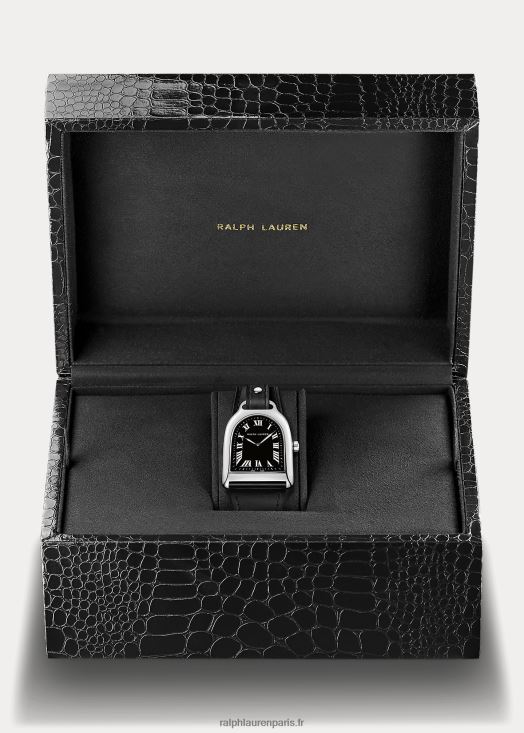 petit acier 46T60T2845 femmes Ralph Lauren cadran noir