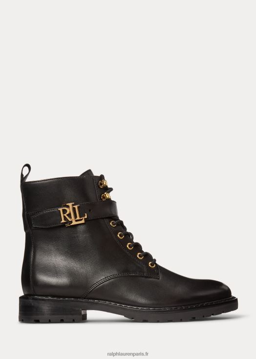 botte en cuir bruni eldridge 46T60T5130 femmes Ralph Lauren