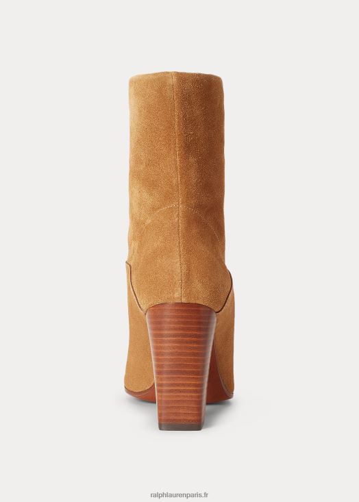 botte en daim brindley 46T60T9629 femmes Ralph Lauren bronzer