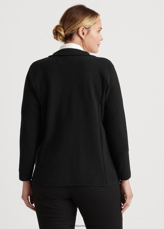 blazer en coton peigné 46T60T4739 femmes Ralph Lauren noir