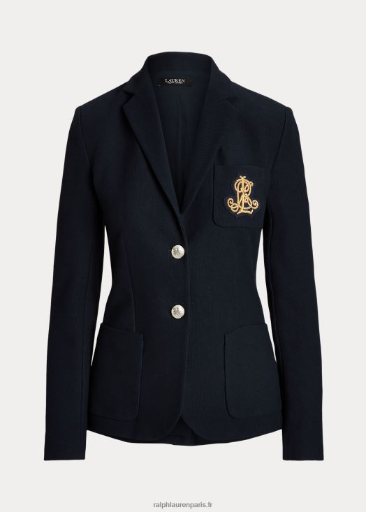 blazer en jacquard lingot 46T60T3777 femmes Ralph Lauren marine