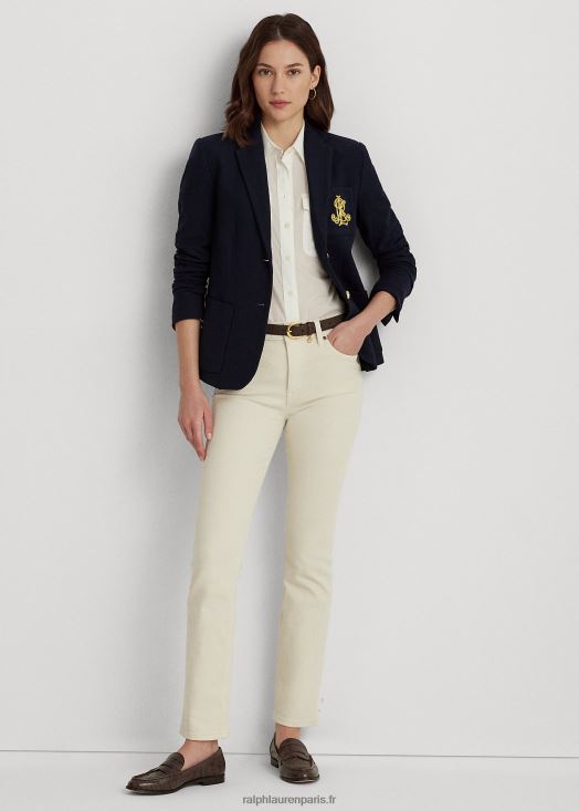 blazer en jacquard lingot 46T60T3777 femmes Ralph Lauren marine