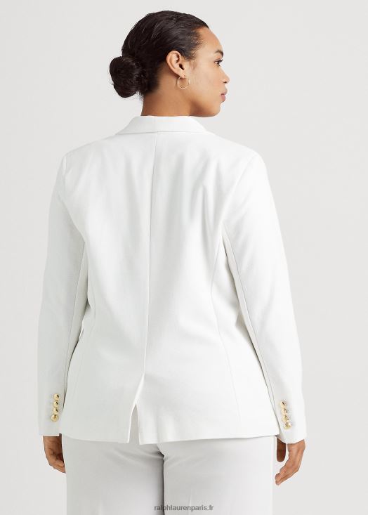 blazer en jacquard lingot 46T60T4515 femmes Ralph Lauren blanc